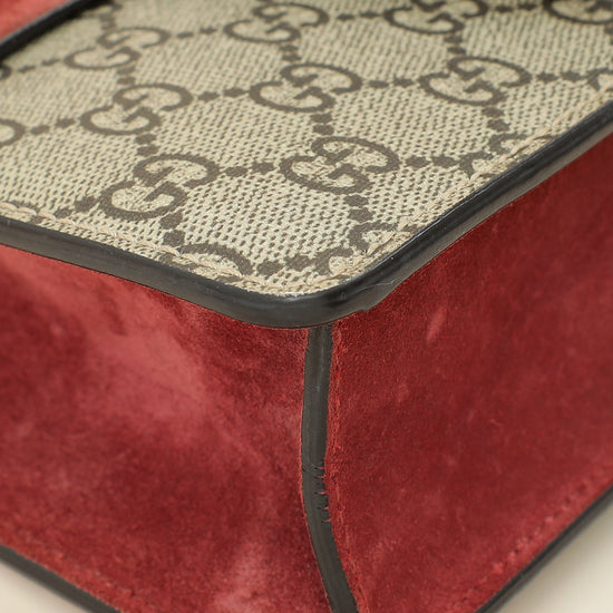 Gucci Bicolor GG Supreme Blooms Dionysus Mini Shoulder Bag-Gucci-THE CLOSET