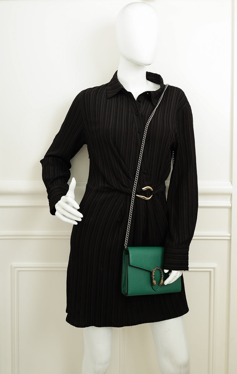 Gucci Green Dionysus Mini Shoulder Bag-Gucci-THE CLOSET