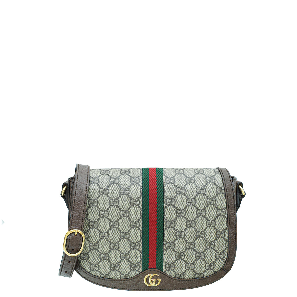 Gucci Bicolor GG Supreme Ophidia Small Shoulder Bag-Gucci-THE CLOSET