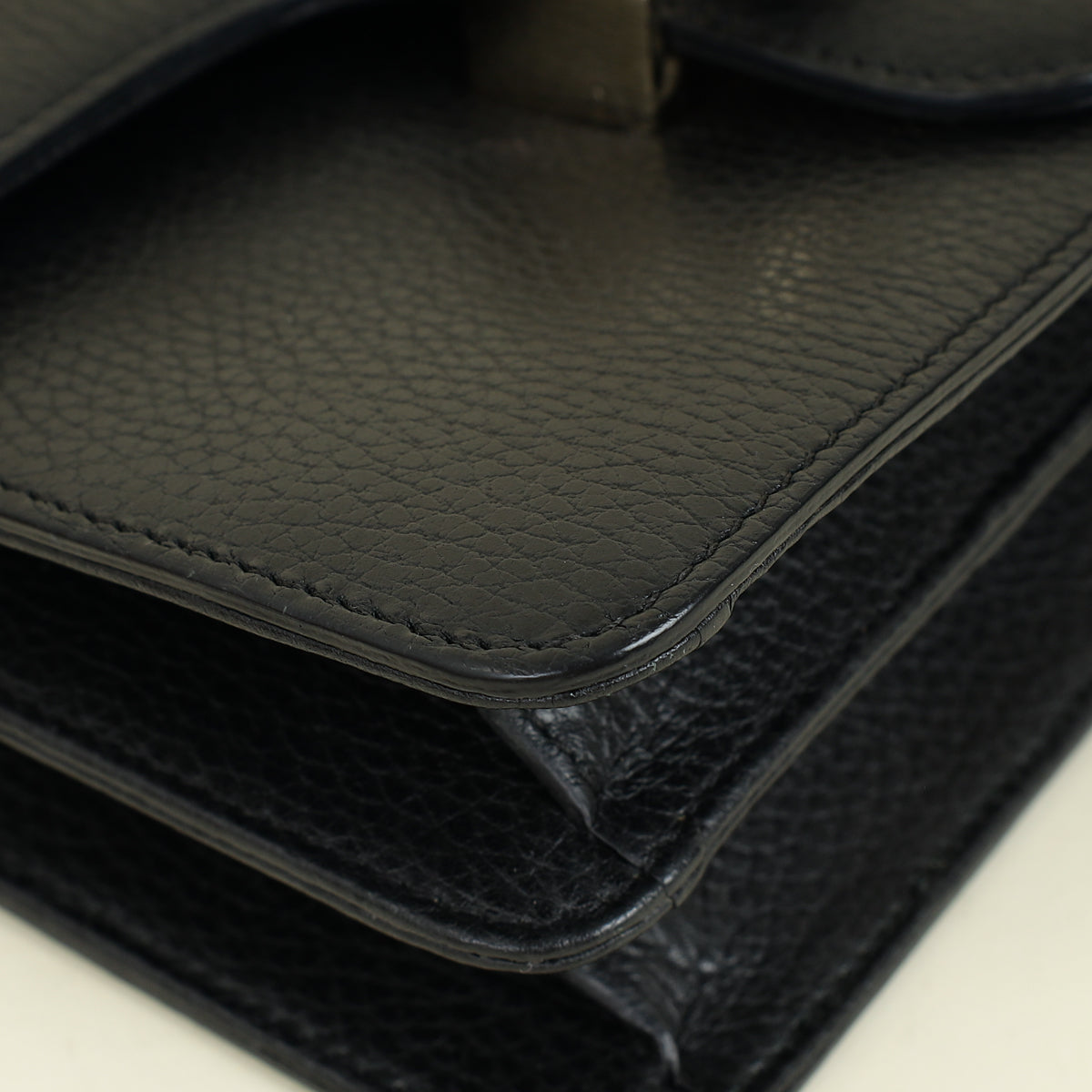 Gucci Black Interlocking G Small Chain Shoulder Bag