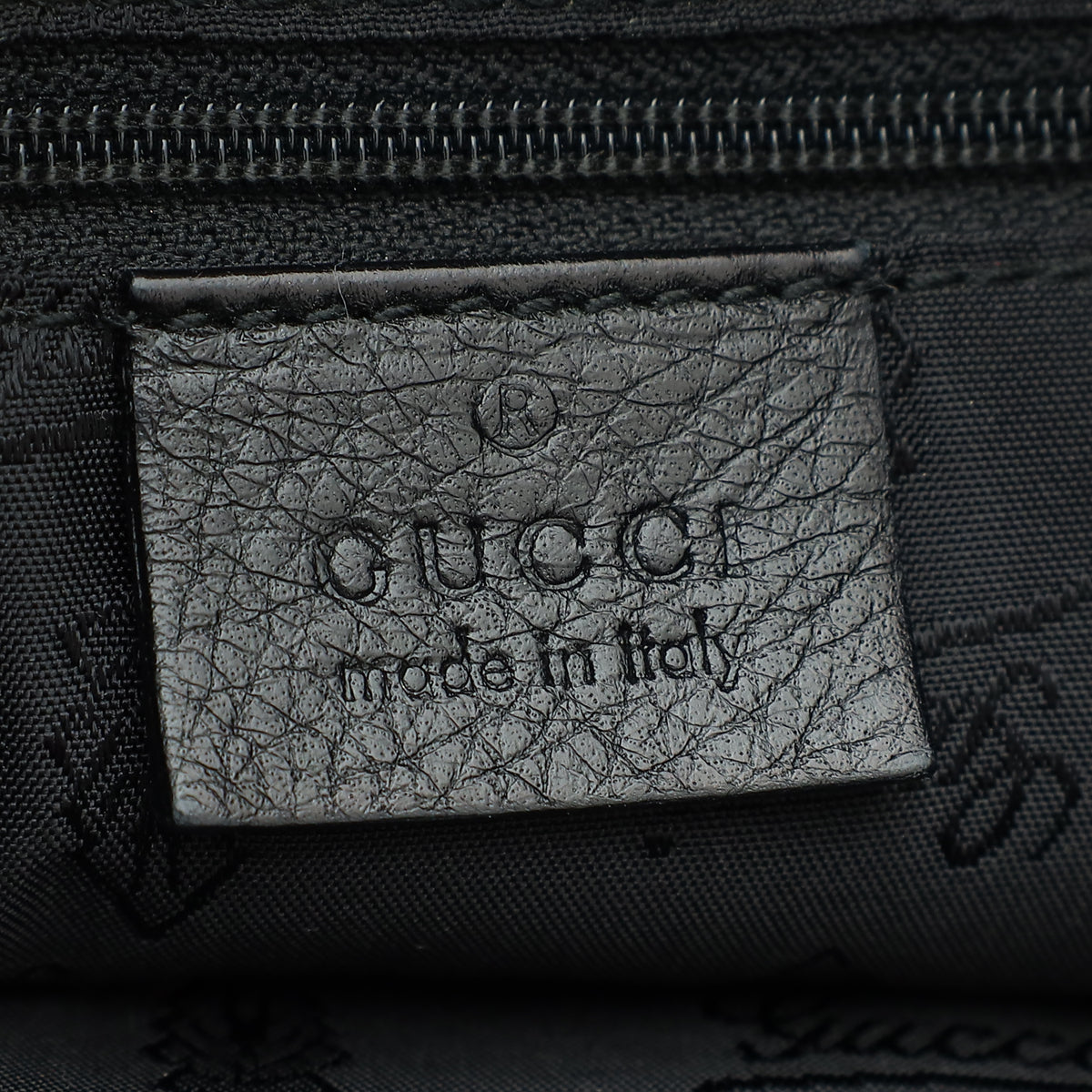 Gucci Black GG Guccissima Ladies Hobo Bag