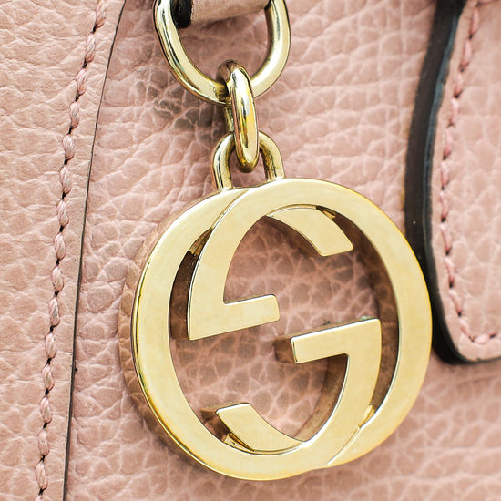 Gucci Dusty Pink GG Charm Dollar Dome Mini Bag