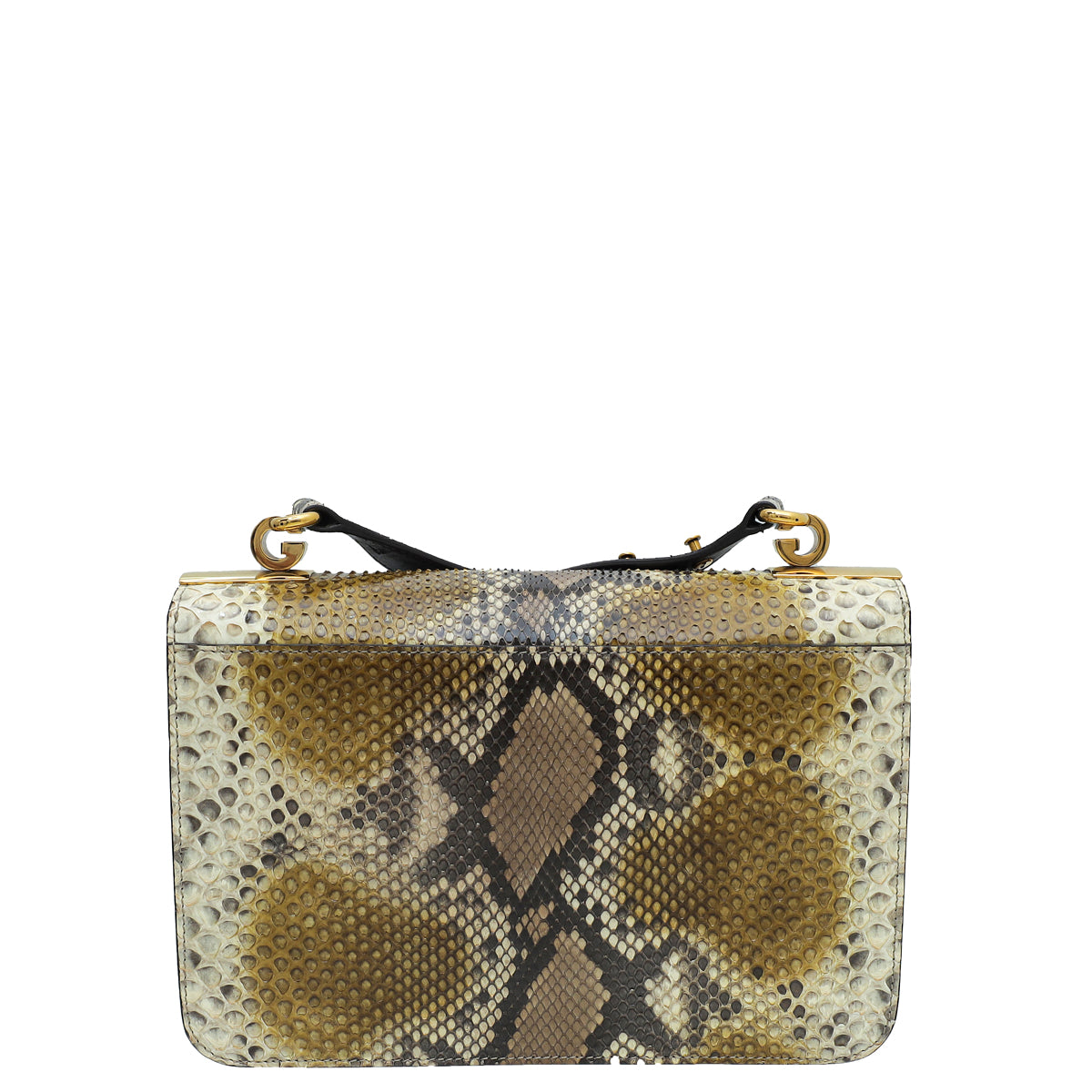 Gucci Tricolor Python 1973 Flap Medium Shoulder Bag-Gucci-THE CLOSET