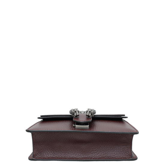 Gucci Burgundy Dionysus Mini Chain Shoulder Bag