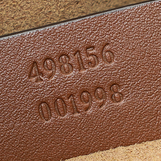 Gucci Ebony GG Supreme Padlock Small Tote Bag-Gucci-THE CLOSET