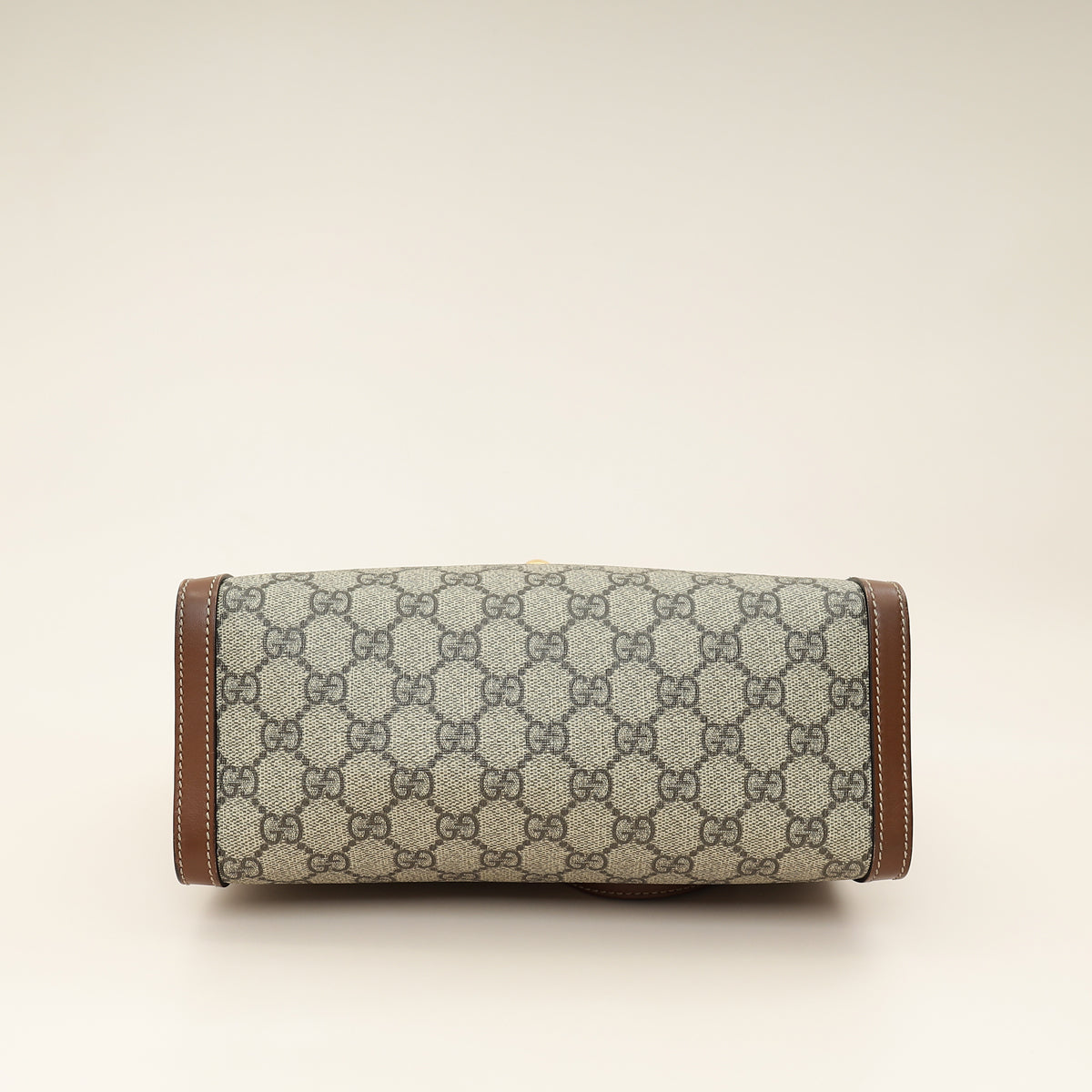 Gucci Ebony GG Supreme Padlock Small Tote Bag-Gucci-THE CLOSET