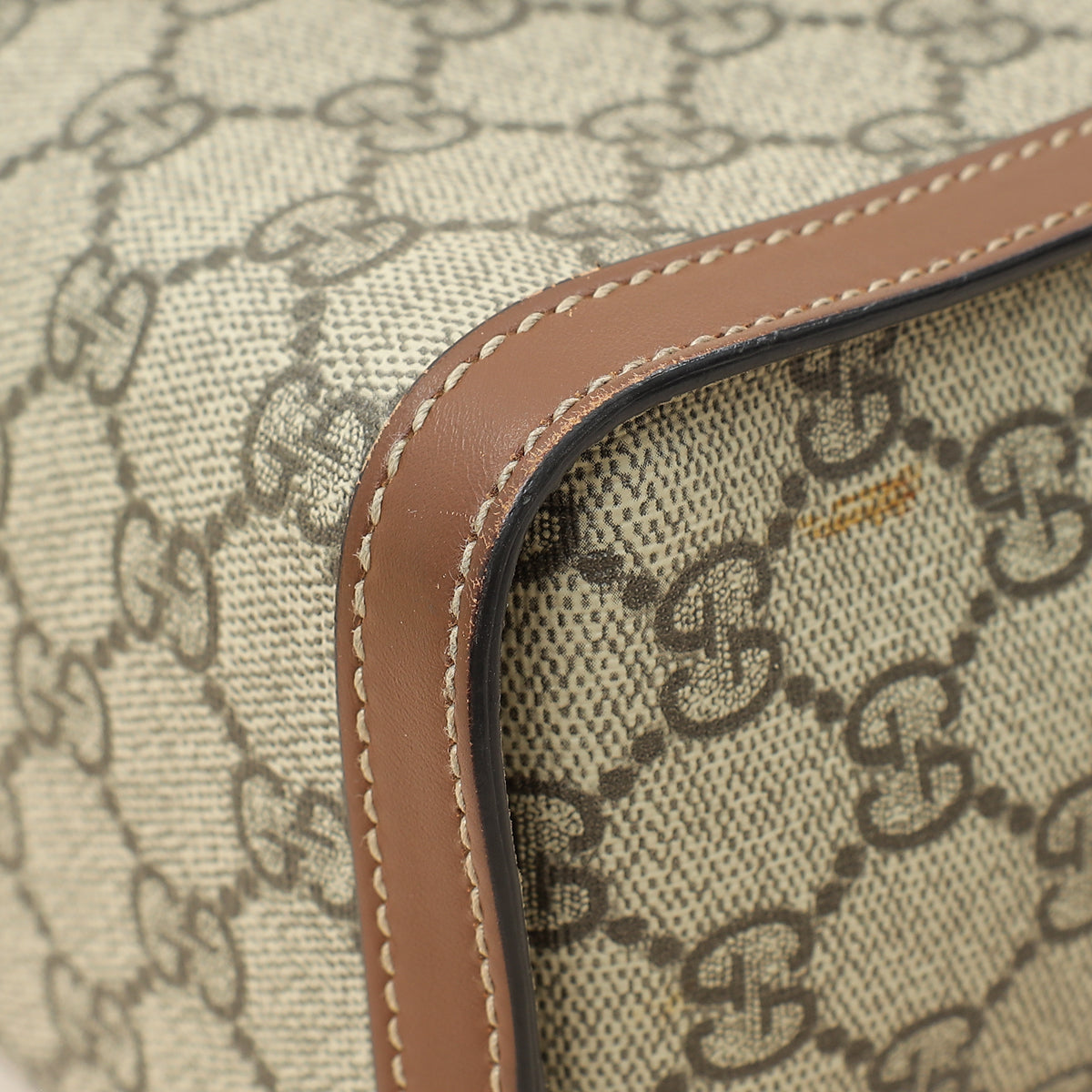 Gucci Ebony GG Supreme Padlock Small Tote Bag-Gucci-THE CLOSET