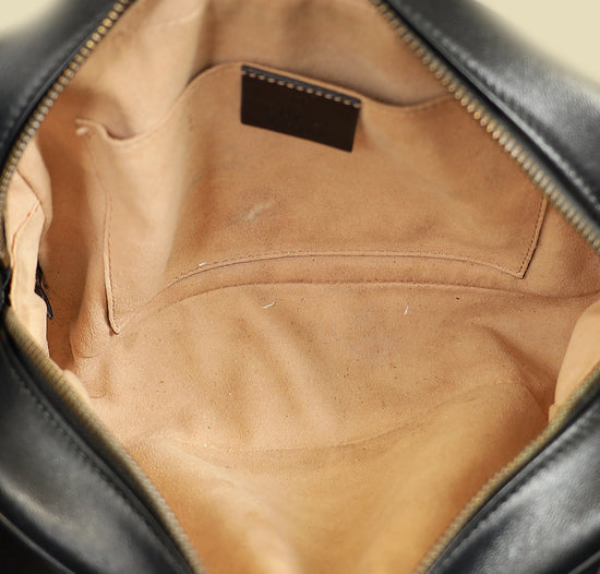 Gucci Black GG Marmont Camera Small Shoulder Bag
