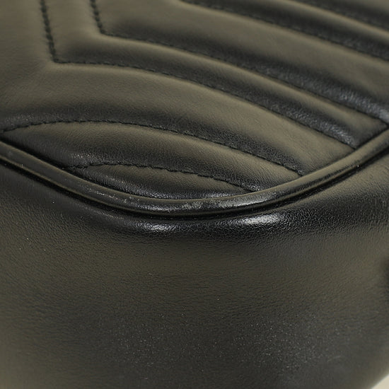 Gucci Black GG Marmont Camera Small Shoulder Bag