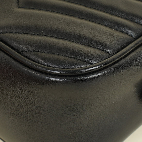 Gucci Black GG Marmont Camera Small Shoulder Bag