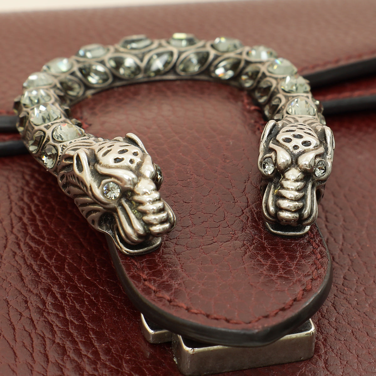 Gucci Burgundy Dionysus Medium Shoulder Bag-Gucci-THE CLOSET