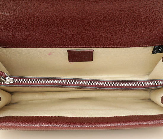 Gucci Burgundy Dionysus Medium Shoulder Bag-Gucci-THE CLOSET