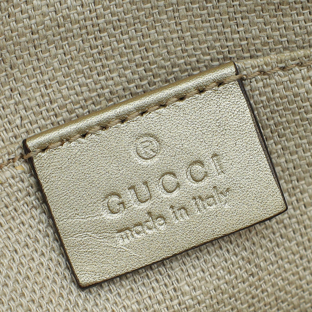 Gucci Gold Webby Bee Camera Shoulder Bag-Gucci-THE CLOSET