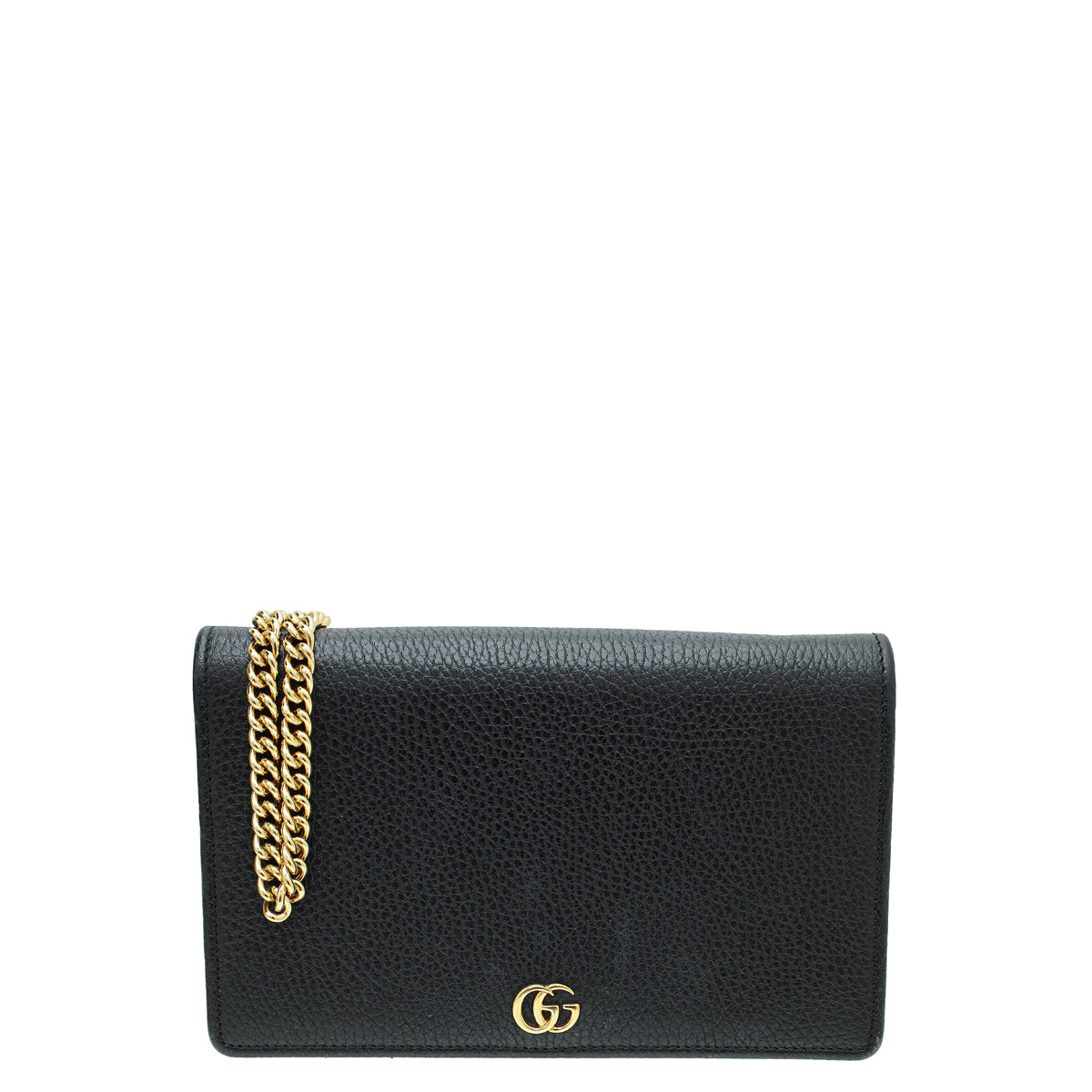Gucci Black GG Marmont Mini Chain Bag