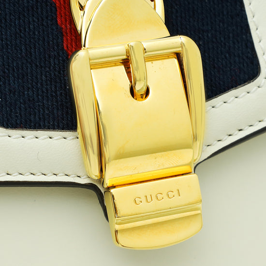 Gucci Off White Super Mini Sylvie Chain Bag