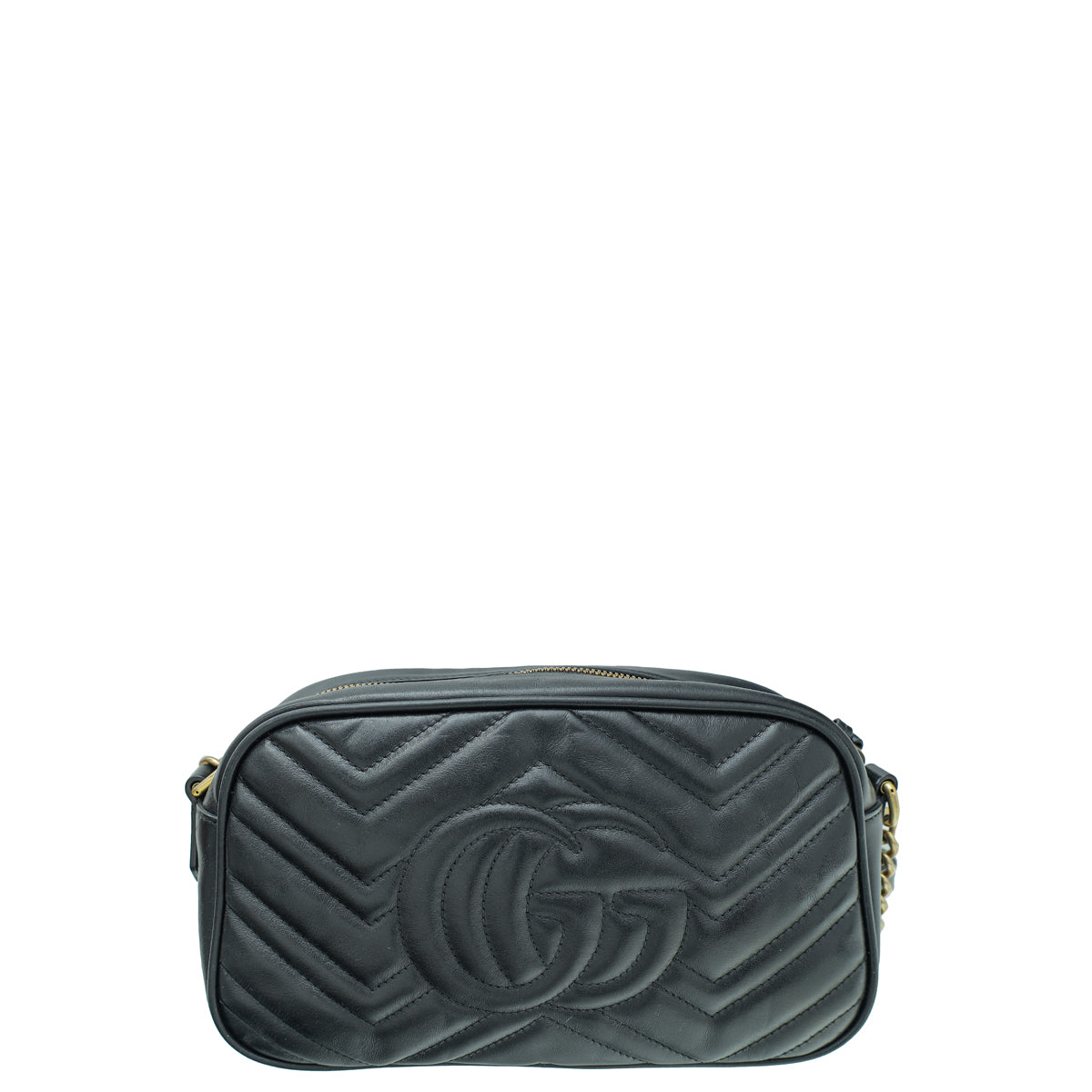 Gucci Black GG Marmont Camera Small Shoulder Bag