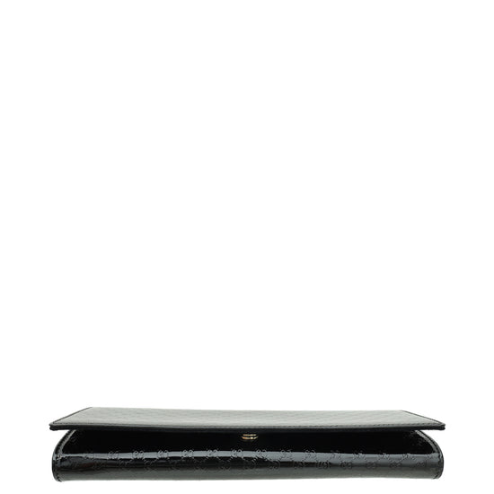 Gucci Black Microguccissima Broadway Clutch