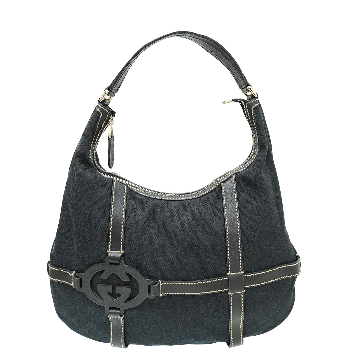 Gucci Black GG Royal Hobo Bag-Gucci-THE CLOSET