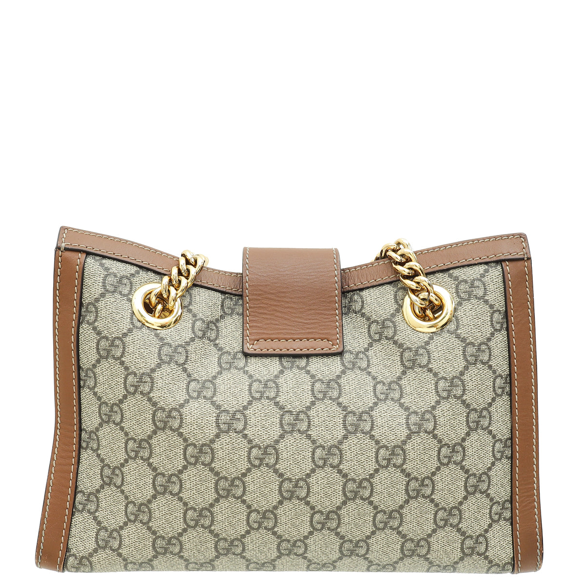 Gucci Bicolor GG Supreme Padlock Tote Small Bag-Gucci-THE CLOSET
