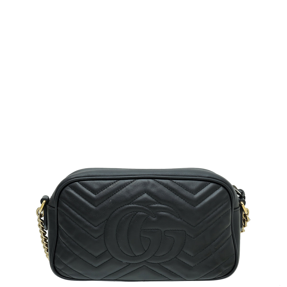 Gucci Black GG Marmont Small Camera Bag-Gucci-THE CLOSET