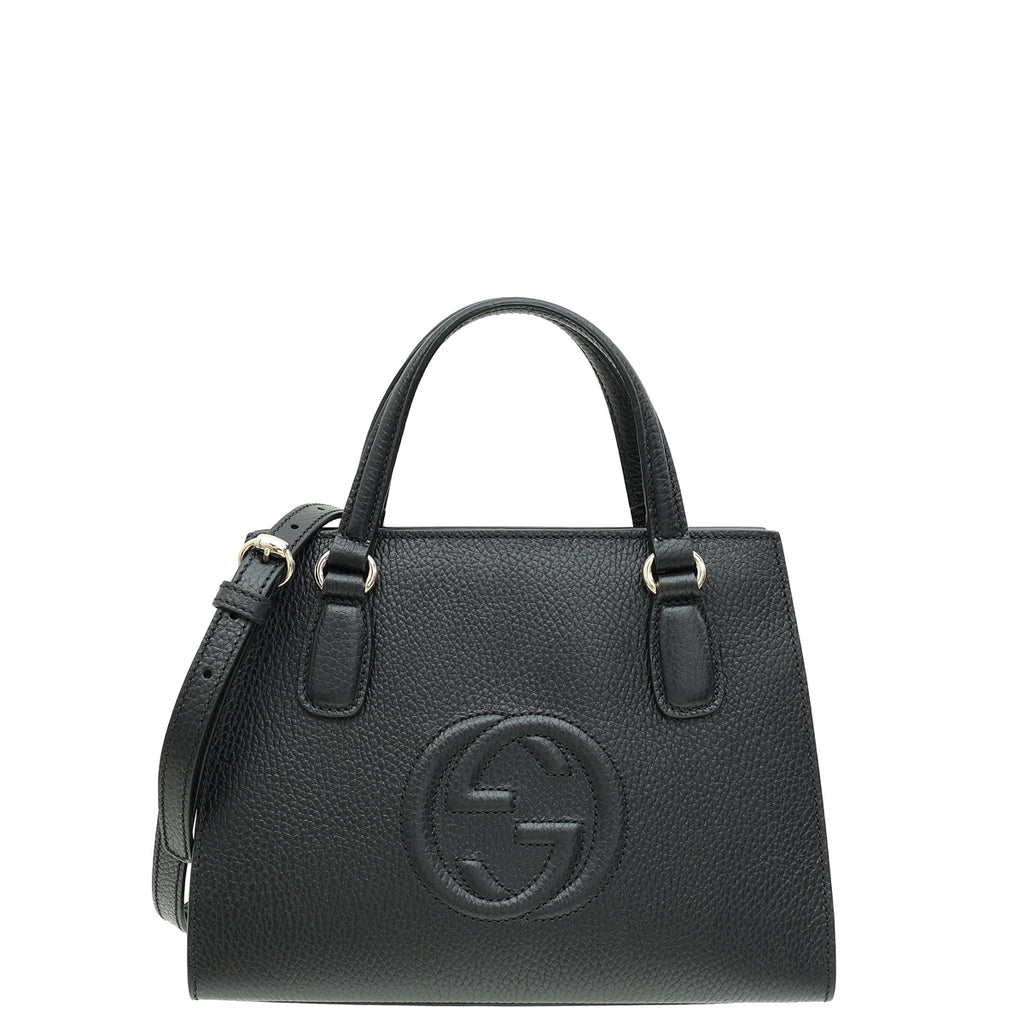 Gucci Black Soho Top Handle Bag THE CLOSET