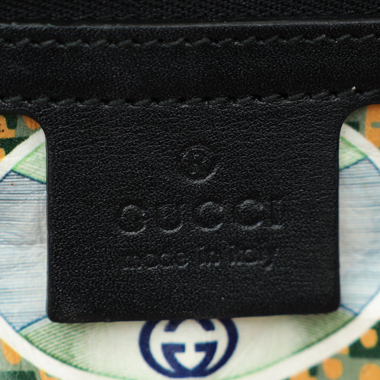 Gucci Black Rajah Medium Vitello Palmellato Lux Crystal Shoulder Bag-Gucci-THE CLOSET