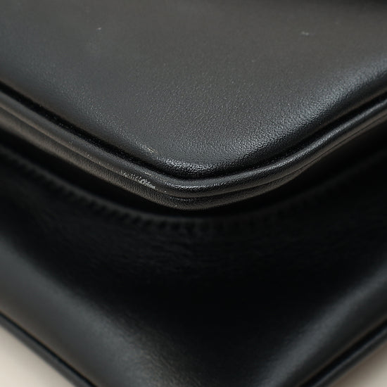 Gucci Black Rajah Medium Vitello Palmellato Lux Crystal Shoulder Bag-Gucci-THE CLOSET