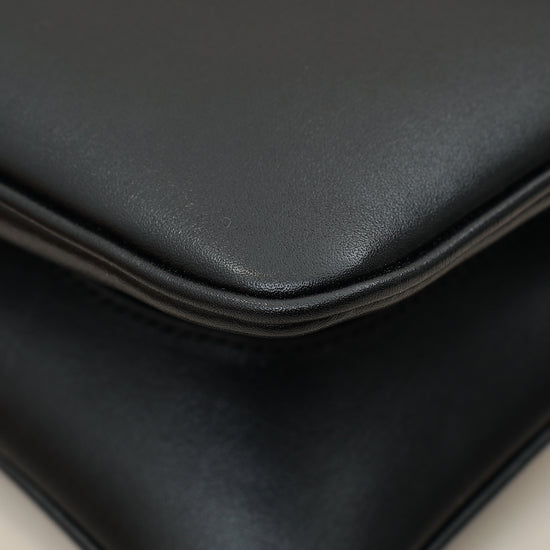 Gucci Black Rajah Medium Vitello Palmellato Lux Crystal Shoulder Bag-Gucci-THE CLOSET