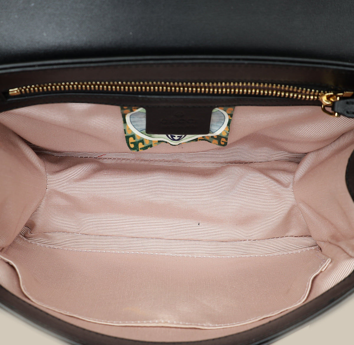 Gucci Black Rajah Medium Vitello Palmellato Lux Crystal Shoulder Bag-Gucci-THE CLOSET