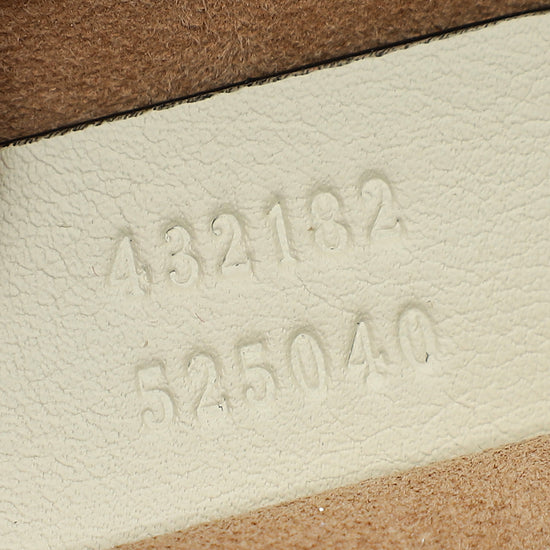 Gucci White Padlock Pearl Studs Small Shoulder Bag-Gucci-THE CLOSET