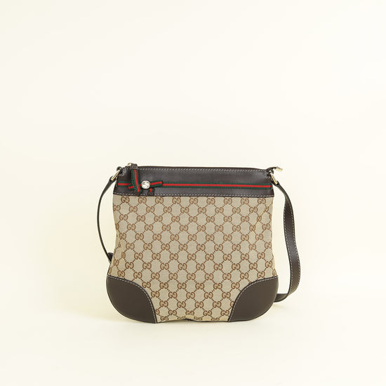 Gucci Brown Mayfair Bow Crossbody Bag