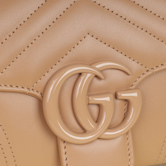 Gucci Porcelain Rose GG Marmont 2.0 Shoulder Bag