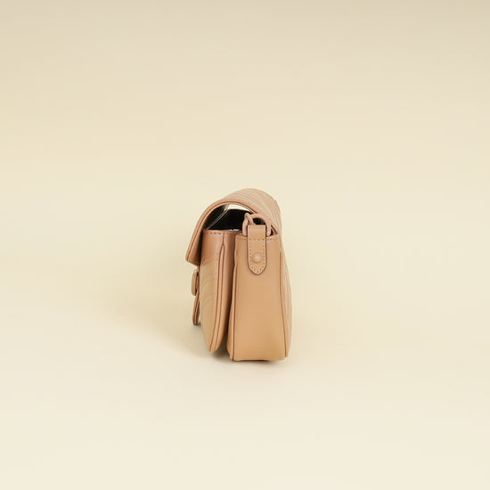 Gucci Porcelain Rose GG Marmont 2.0 Shoulder Bag