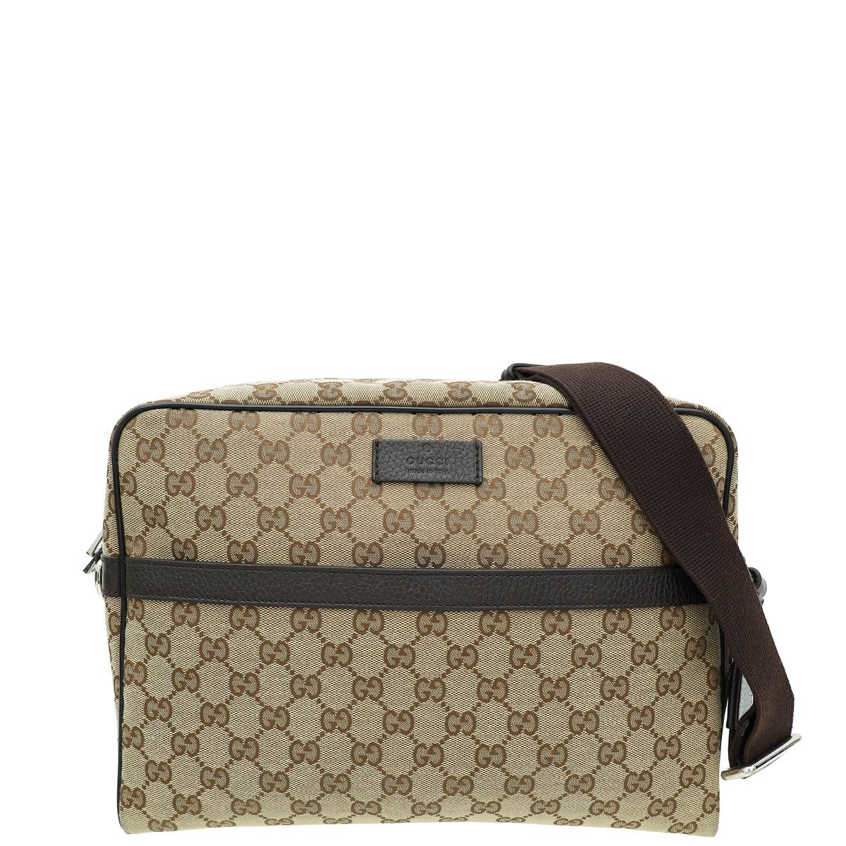 Gucci Ebony GG Messenger Bag-Gucci-THE CLOSET