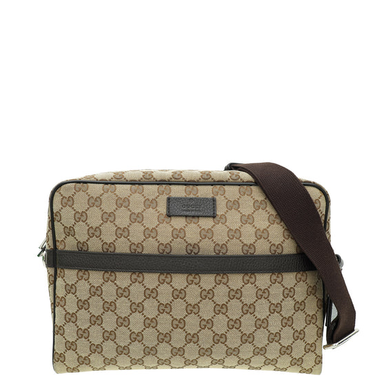 Gucci Ebony GG Messenger Bag