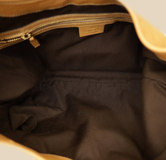 Gucci Beige Jackie O Hobo Suede Bag-Gucci-THE CLOSET