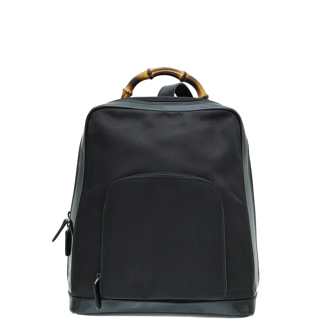 Gucci Black Bamboo One Sling Backpack Bag-Gucci-THE CLOSET