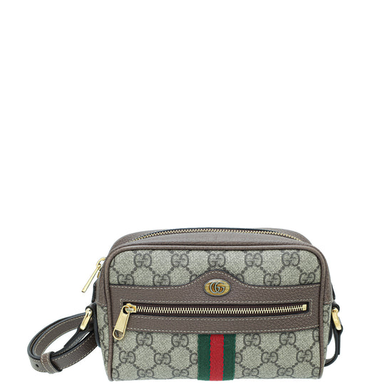Gucci GG Supreme Web Mini Ophidia Bag