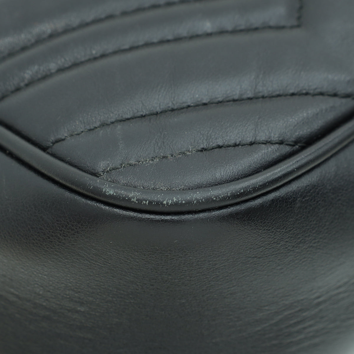 Gucci Black GG Marmont Small Camera Bag