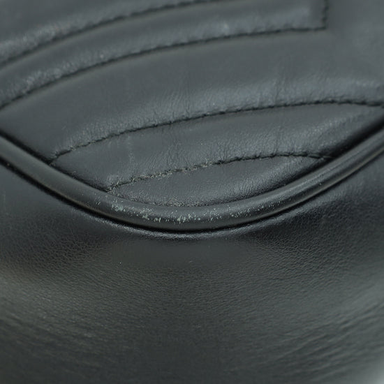 Load image into Gallery viewer, Gucci Black GG Marmont Small Camera Bag
