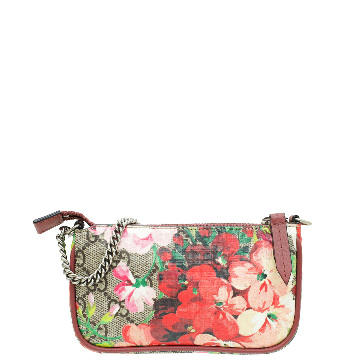 Gucci Bicolor GG Supreme Blooms Mini Chain Bag-Gucci-THE CLOSET