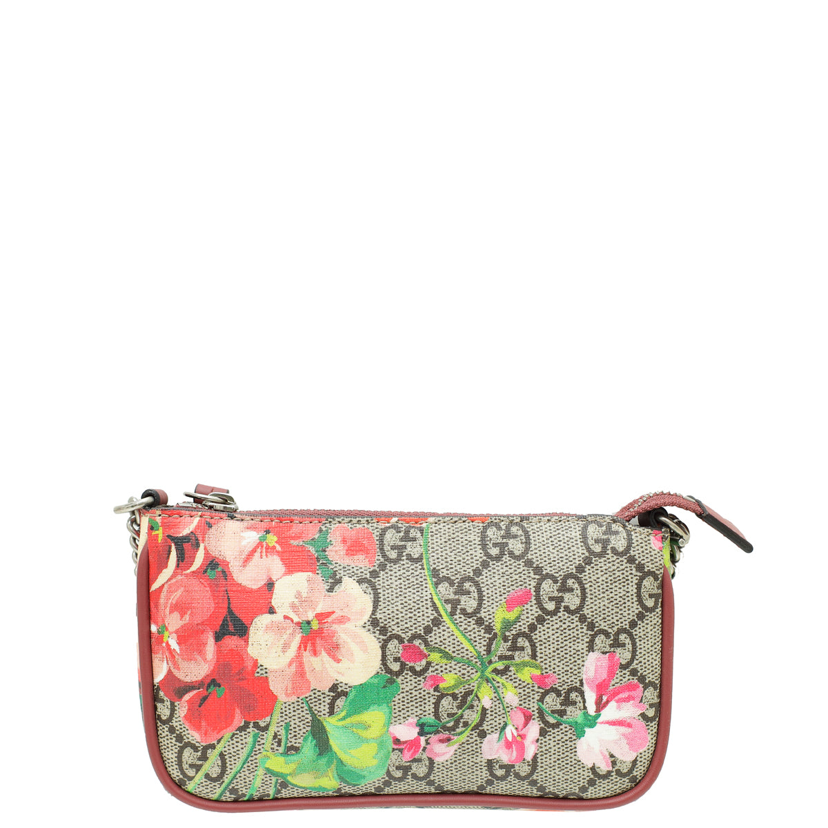 Gucci Bicolor GG Supreme Blooms Mini Chain Bag-Gucci-THE CLOSET