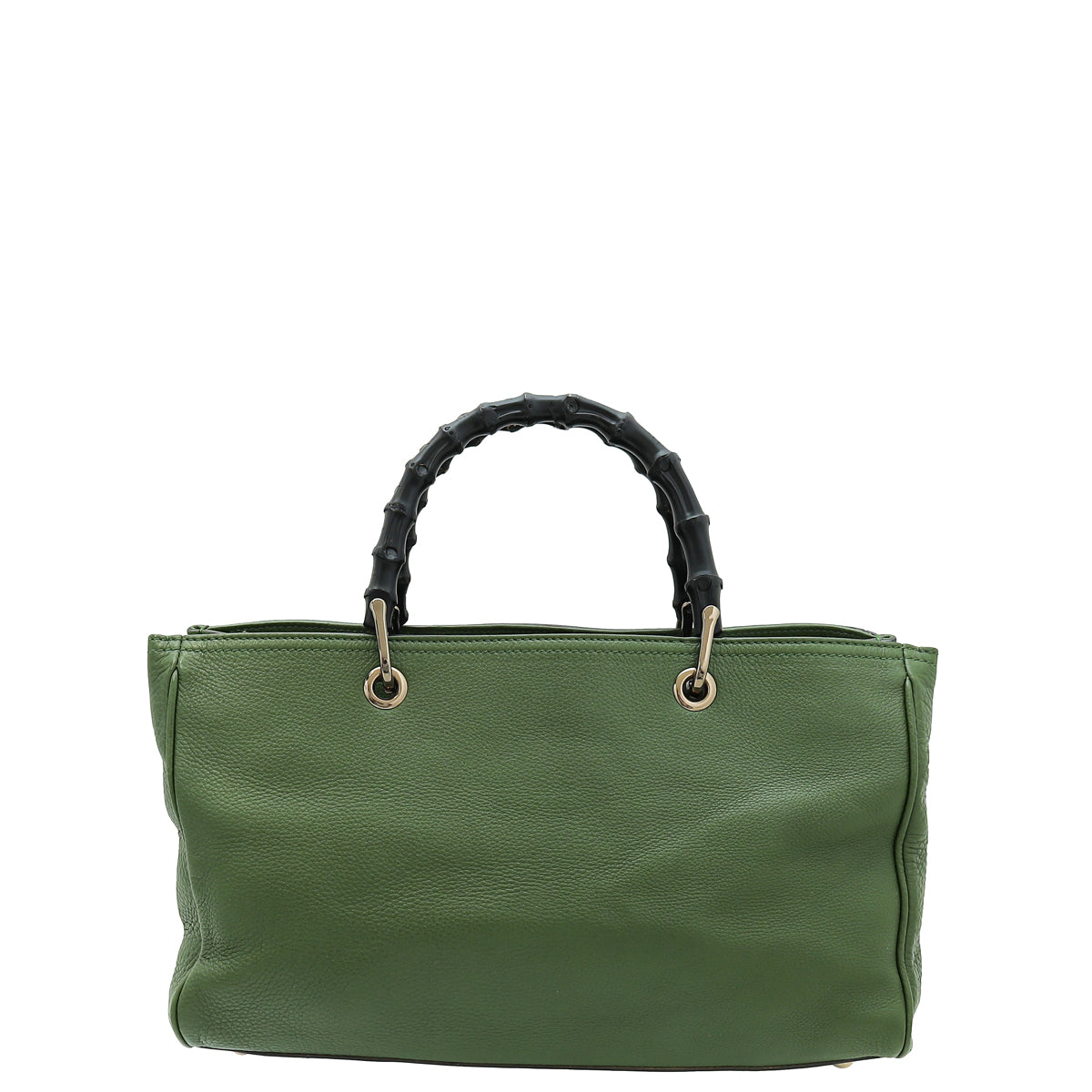 Gucci Green Bamboo Shopper Medium Bag-Gucci-THE CLOSET