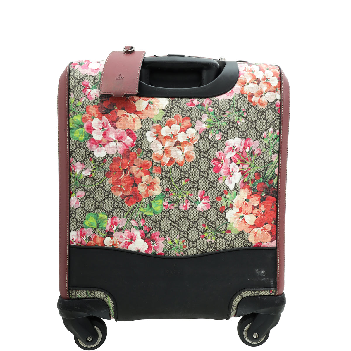 Gucci Ebony Multicolor GG Supreme Floral Small Cabin Trolly Bag-Gucci-THE CLOSET