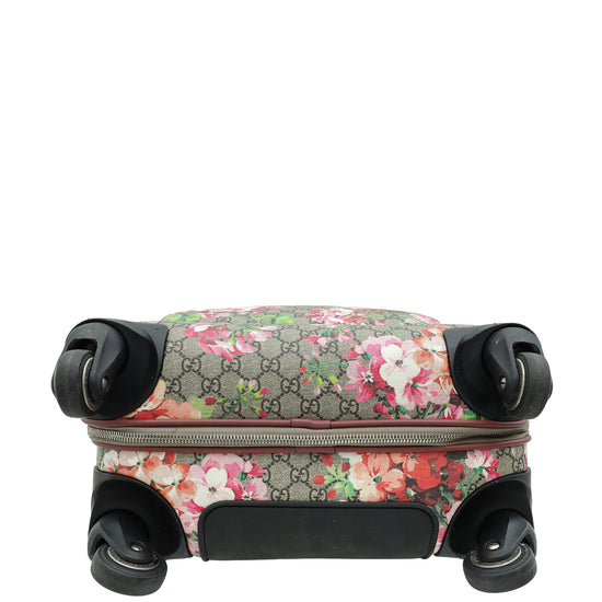 Load image into Gallery viewer, Gucci Ebony Multicolor GG Supreme Floral Small Cabin Trolly Bag
