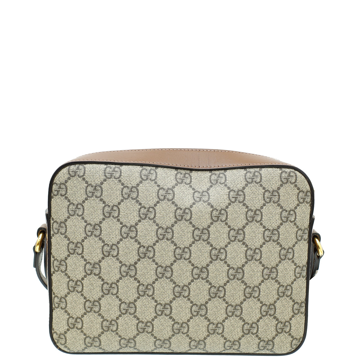Gucci Bicolor GG Supreme Horsebit 1955 Small Shoulder Bag-Gucci-THE CLOSET