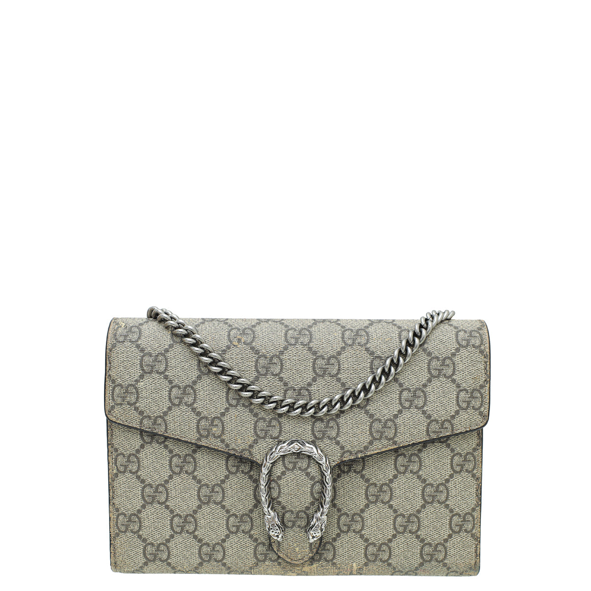 Gucci Bicolor Dionysus GG Supreme Mini Chain Wallet-Gucci-THE CLOSET