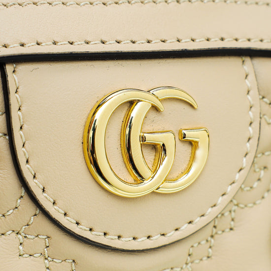 Gucci Beige GG Matelasse Mini Bag