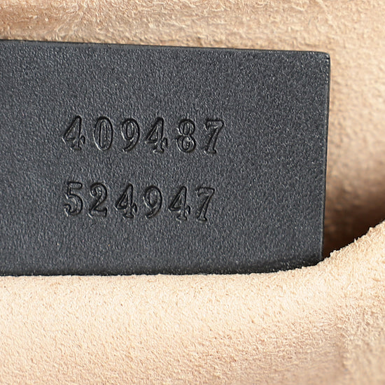 Gucci Black GG Guccissima Padlock Small Shoulder Bag