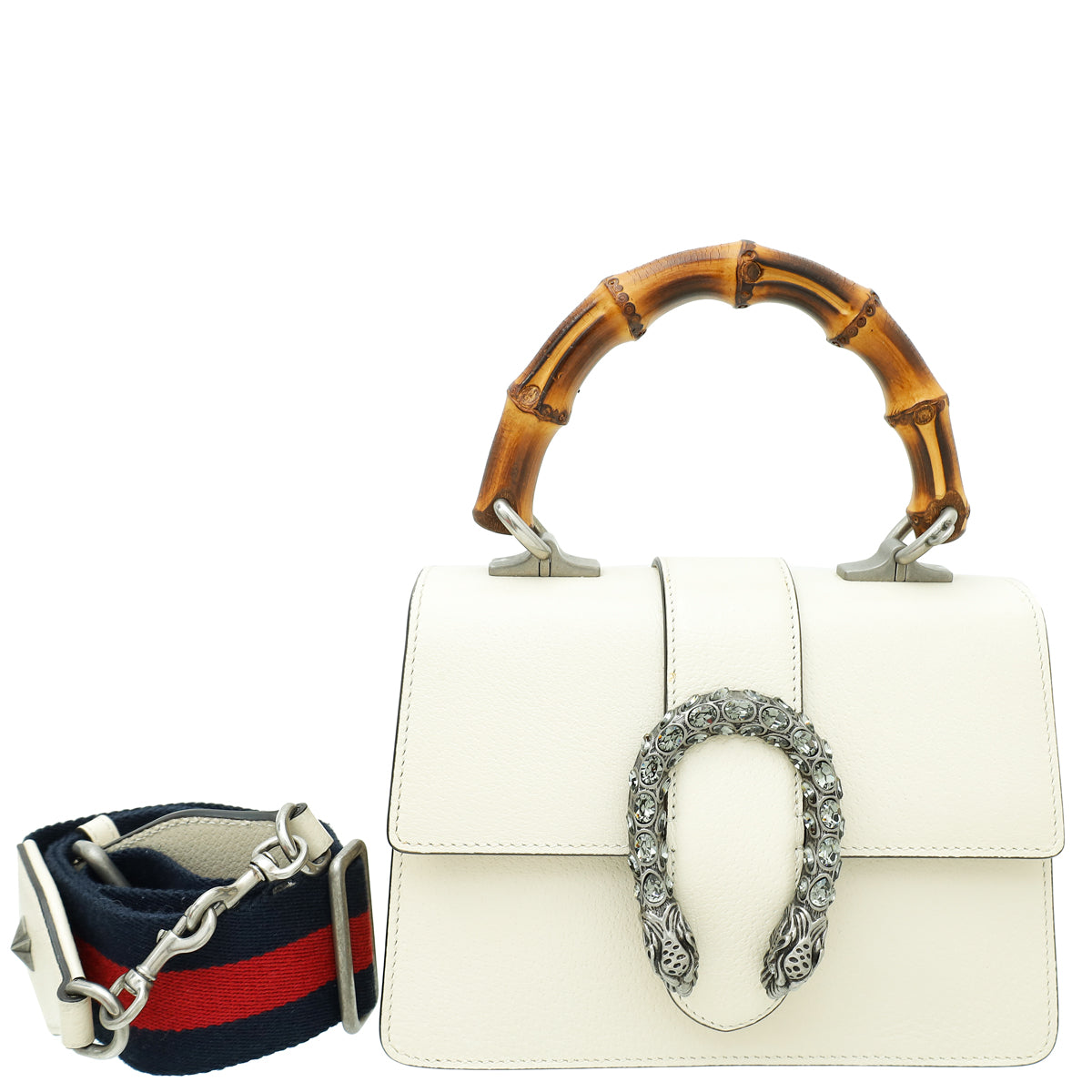Gucci White Cream Dionysus Top Handle Bag-Gucci-THE CLOSET